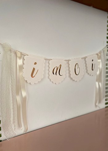 Beyaz İncili Parti Süsü - Görsel 4