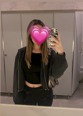 m Beden zara kapüşonlu ceket