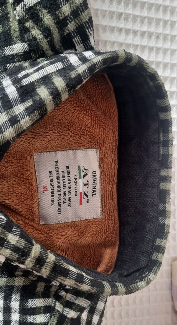 içi polarlı kışlık gömlek - Görsel 4