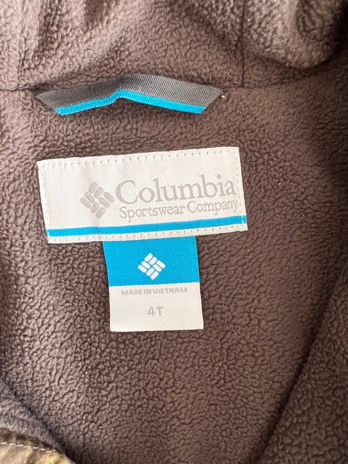 Columbia Kamuflaj Kapüşonlu Erkek Çocuk mont yağmurluk - Görsel 2