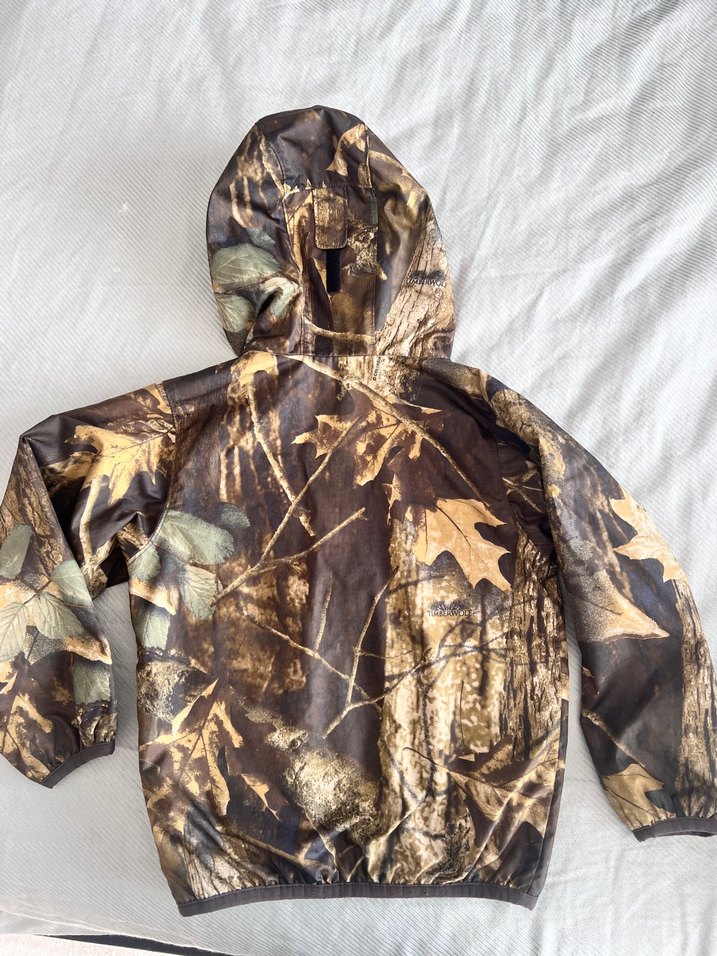 Columbia Kamuflaj Kapüşonlu Erkek Çocuk mont yağmurluk - Görsel 4