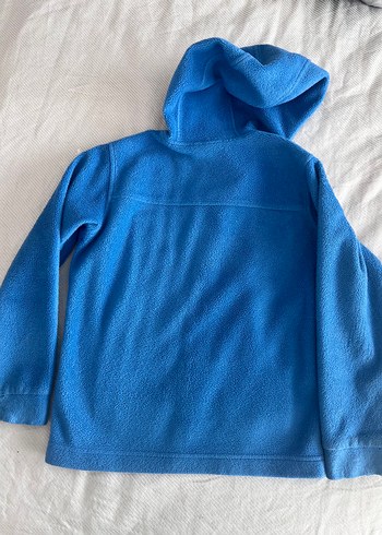 Columbia marka Mavi Kapüşonlu Fermuarlı Erkek Çocuk polar - Görsel 2