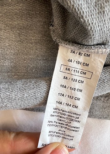 Gri ve Lacivert Kapüşonlu Erkek Sweatshirt - Görsel 3