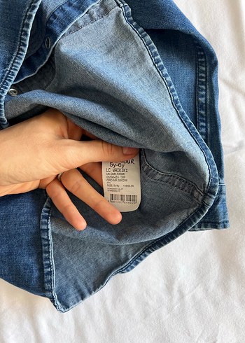 LC Waikiki Lc waikiki Erkek Çocuk Mavi Denim Gömlek