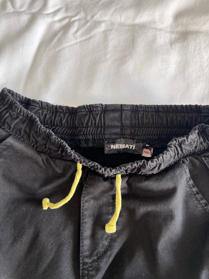 NBT marka erkek çocuk siyah kargo pantolon - Görsel 3