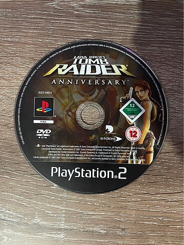  Beden PS2 Tomb Raider Anniversany Orijinal PAL