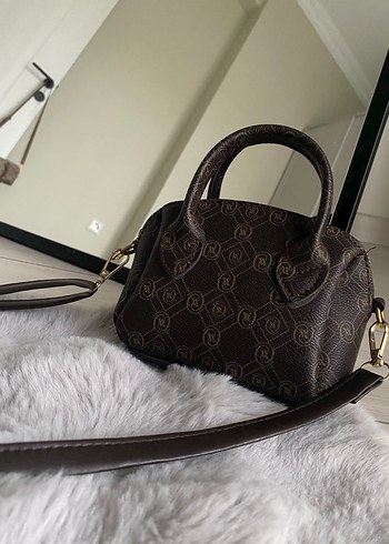 Vakko Deri Baskılı Kadın Çanta - Görsel 2