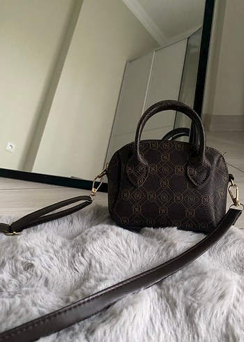 Vakko Deri Baskılı Kadın Çanta - Görsel 3