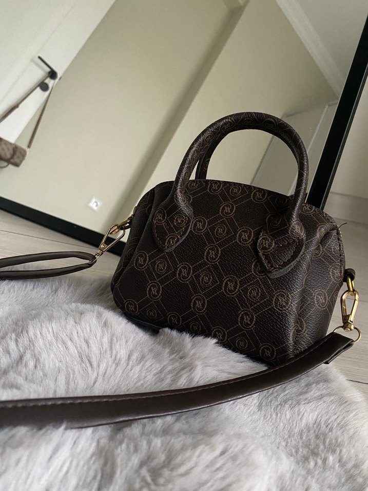 Vakko Deri Baskılı Kadın Çanta - Görsel 2