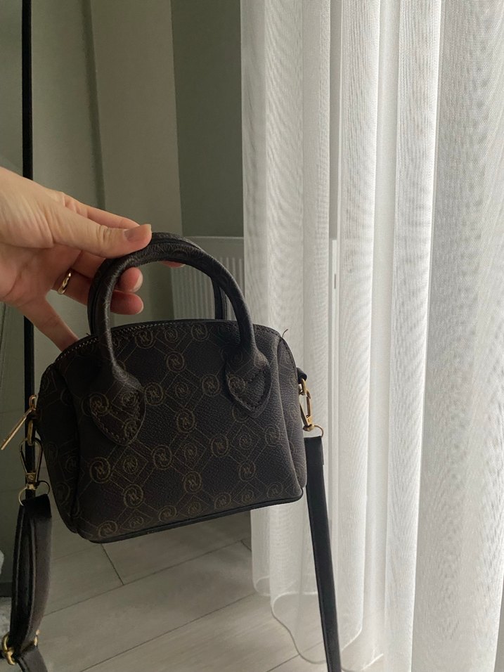 Vakko Deri Baskılı Kadın Çanta - Görsel 4