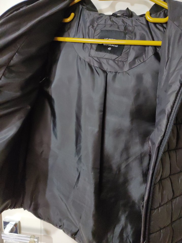 ORİJİNAL LC WAİKİKİ YELEK Siyah Kapüşonlu Fermuarlı Kadın Yelek - Görsel 5