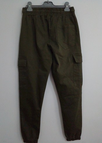 Erkek Haki Rahat Kesim Pantolon - Görsel 3