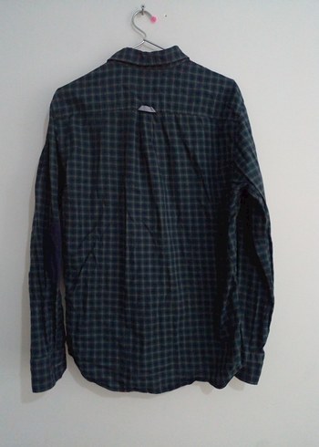 Düğmeli Uzun Kollu Yeşil Erkek Gömlek - Görsel 3