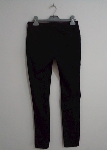 Siyah Dar Kesim Denim Kadın Pantolon - Görsel 3