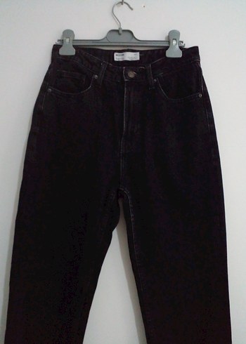 Kadın Siyah Denim Normal Paça Jean - Görsel 2