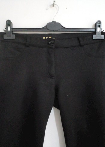 Siyah Kadın Kumaş Pantolon - Görsel 2