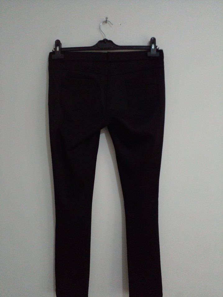 Siyah Kadın Kumaş Pantolon - Görsel 3