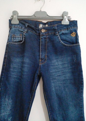 erkek çocuk  Lacivert Kot Pantolon - Görsel 2