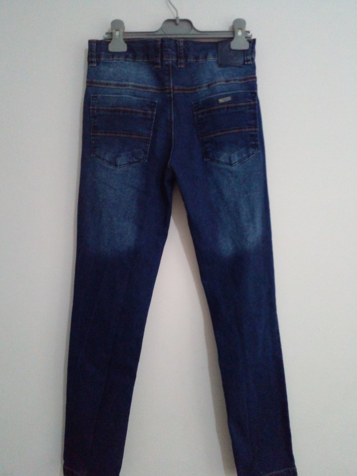 erkek çocuk  Lacivert Kot Pantolon - Görsel 3