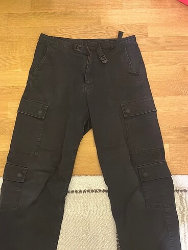 H&M Wide Leg Baggy Kargo Pantolon