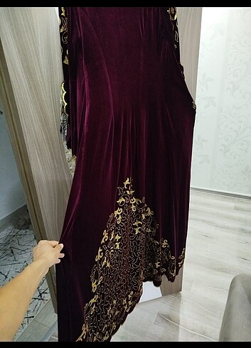 Diğer Bordo kaftan 