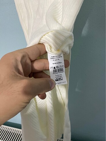 diğer Beden ten rengi Renk Yırtmaçlı triko elbise