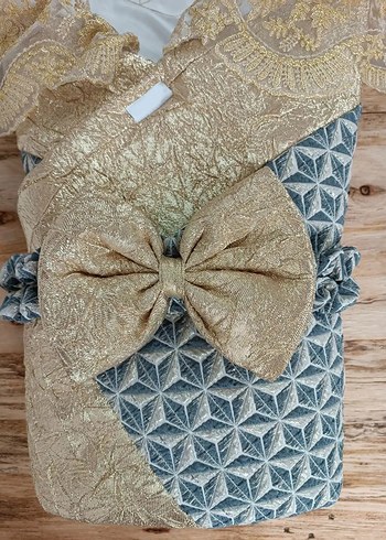 Ultra Lüks Güpürlü Bebek Battaniyesi - Görsel 4