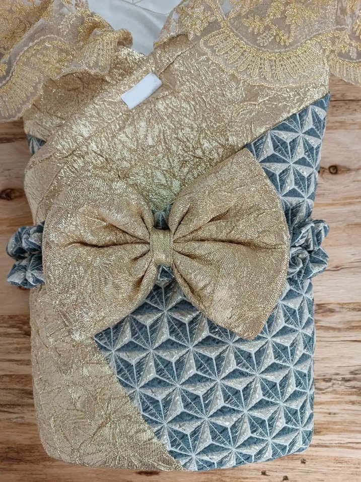 Ultra Lüks Güpürlü Bebek Battaniyesi - Görsel 4