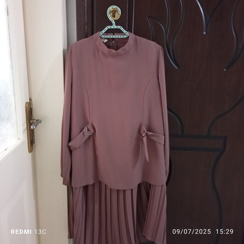 Diger Pembe Uzun Kollu Kadın Bluz - Görsel 2