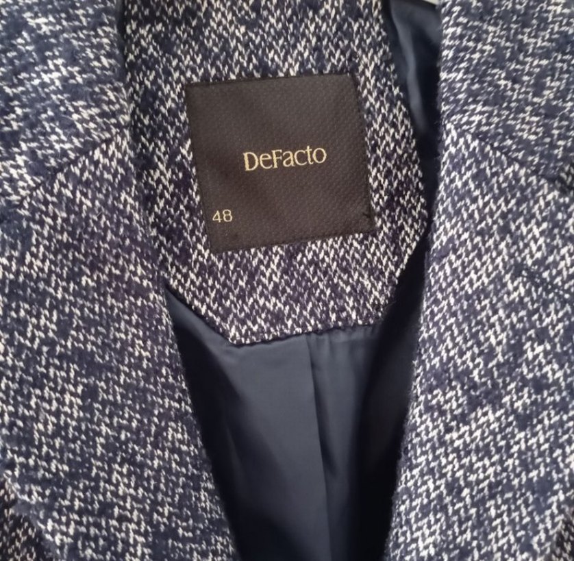 Gri Erkek Midi Boy Yün Ceket - Görsel 3