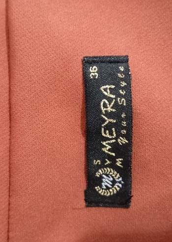 36 Beden Kahverengi Uzun Kadın Blazer Takım