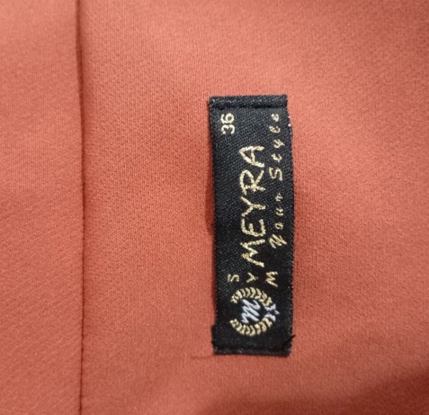 Kahverengi Uzun Kadın Blazer Takım - Görsel 3