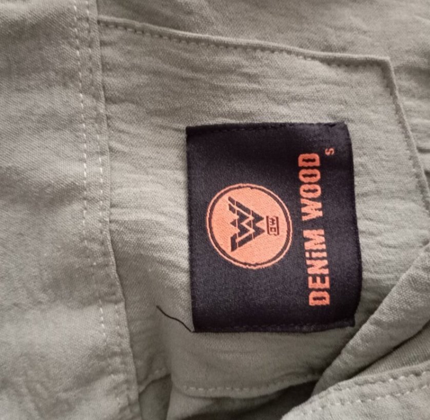 Erkek Khaki Kısa Kollu Keten Gömlek - Görsel 3