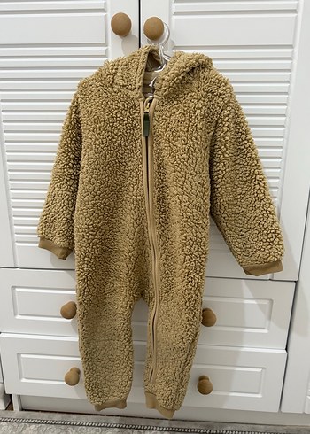 Kahverengi Kürklü Bebek Tulumu - Görsel 2