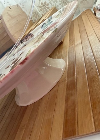 Çiçek Desenli Bohem Tabak Seti - Görsel 4