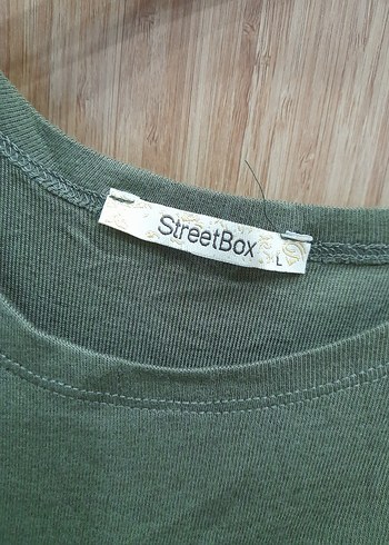 Kadın Haki Kısa Kollu Salaş Tişört - Görsel 4