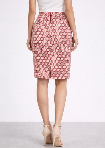 LTB desenli midi  kalem etek - Görsel 2