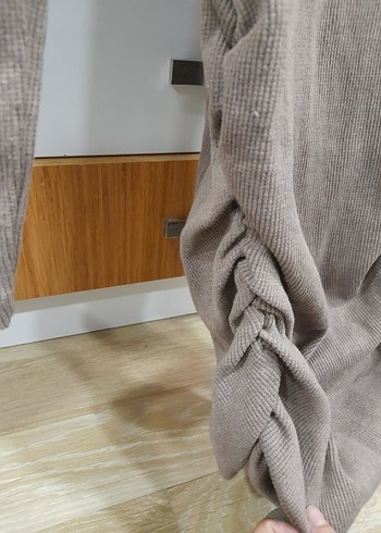 Bej Kadın  Elbise - Görsel 5