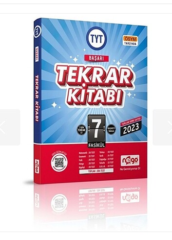 Nego Yayınları TYT Sayısal Kamp Kitabı 