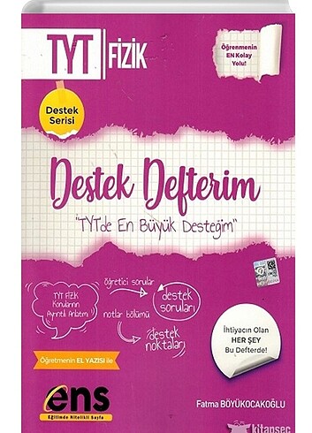 Ens yayınları Destek Defterim ve Çap Yayınları Optik Fasikülü 