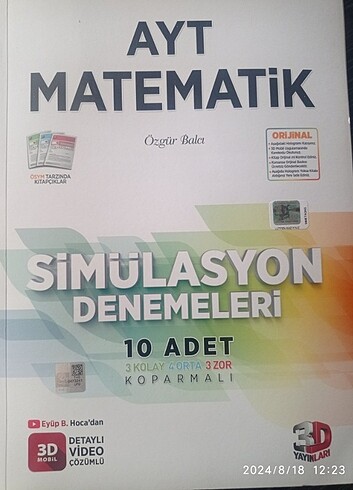 Ayt Matematik branş denemeleri