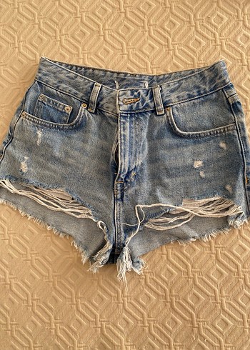 Bohem Stil Mini Denim Şort