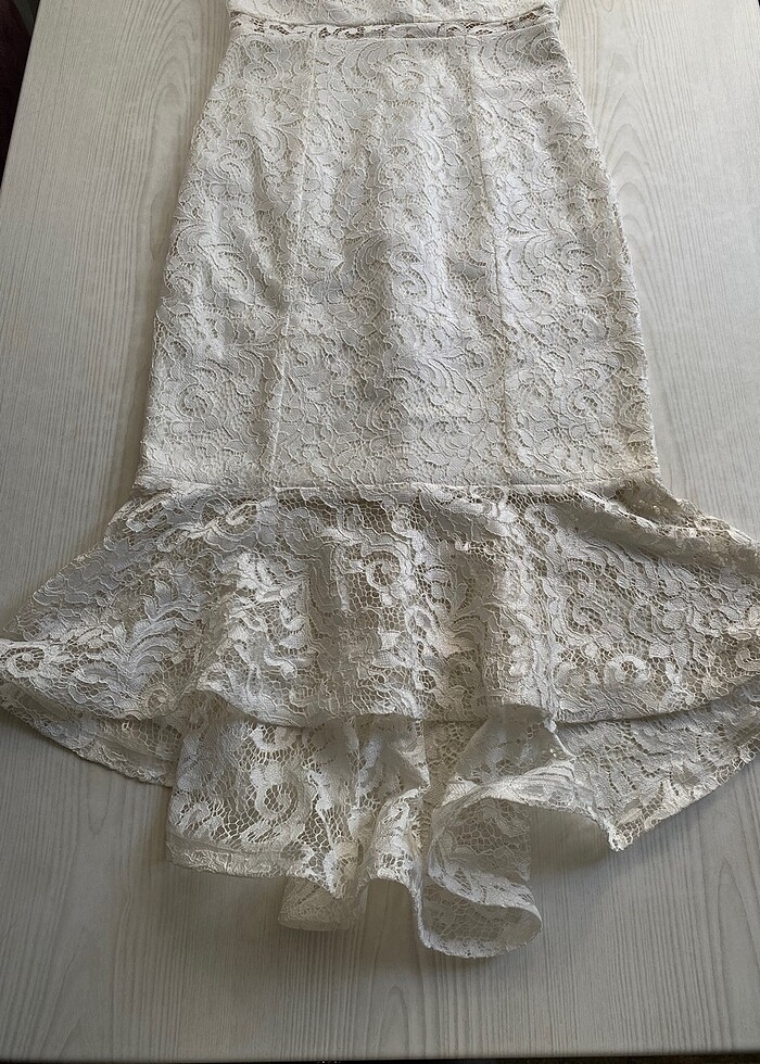 Abiye dantel elbise - Görsel 4