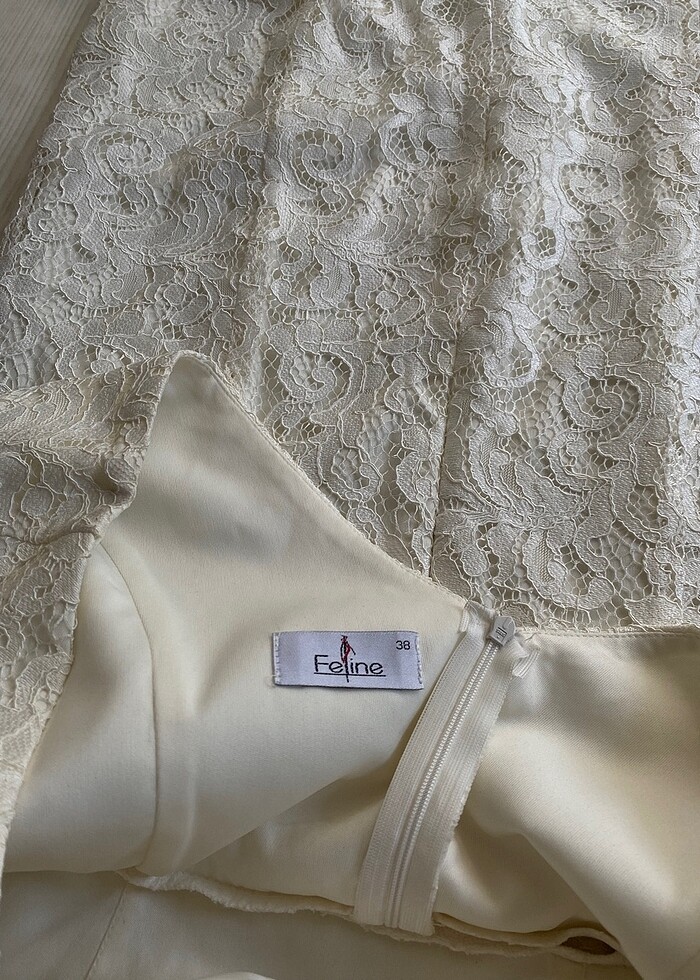 Abiye dantel elbise - Görsel 5