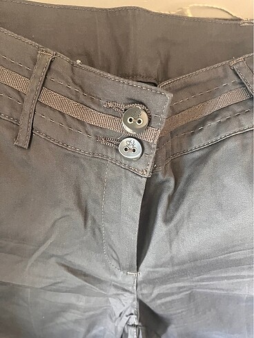 Defacto Defacto gri kumaş pantalon