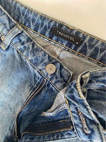 38 Beden mavi Renk Pantolon