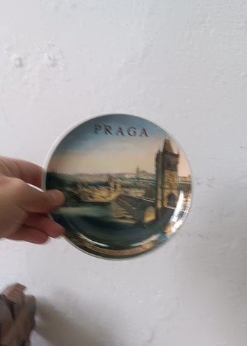  Beden PRAGA Temalı Hatıra Tabak