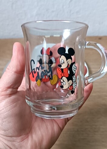 Beden beyaz Renk Mickey ve Minnie mause set