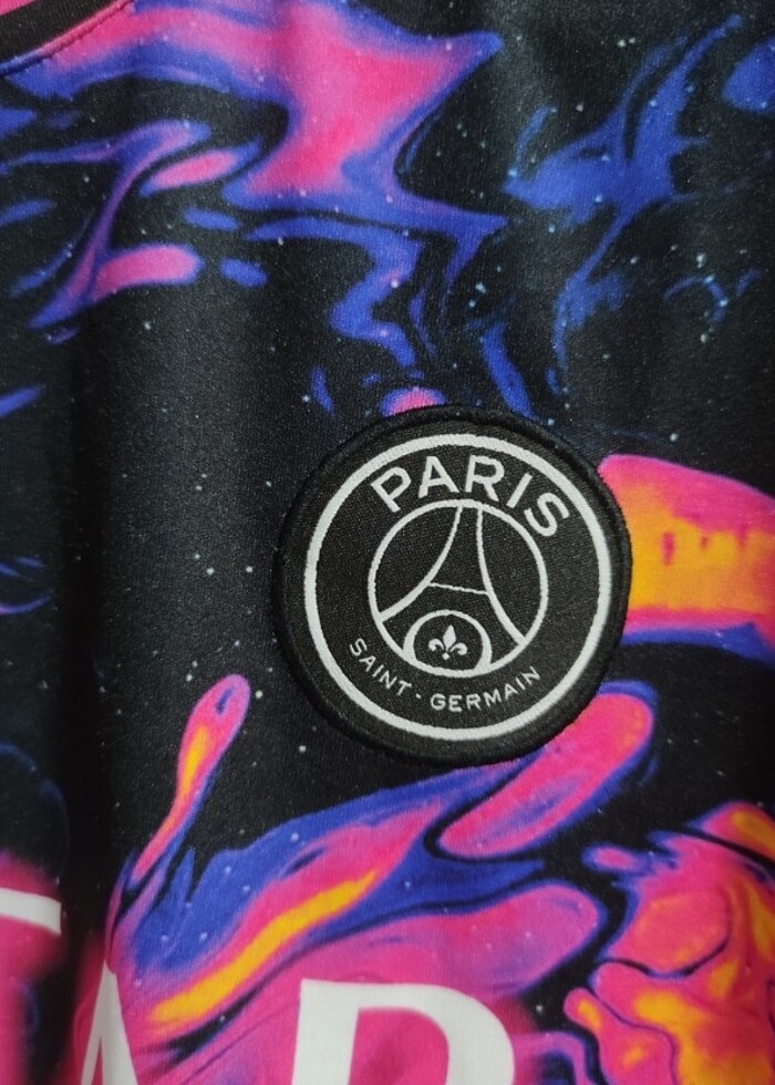 PSG Mbappe özel tasarım forma - Görsel 2