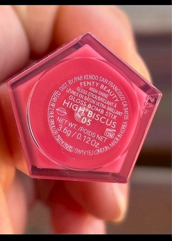 Beden pembe Renk Fenty Beauty Stick Gloss